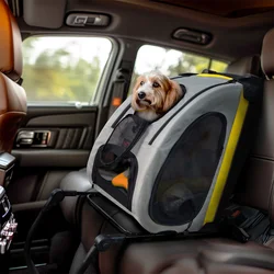 Carrito plegable para mascotas: jaula de viaje para perros y gatos