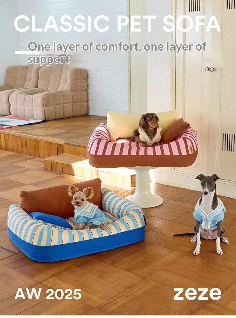 Cama desmontable y acogedora para mascotas
