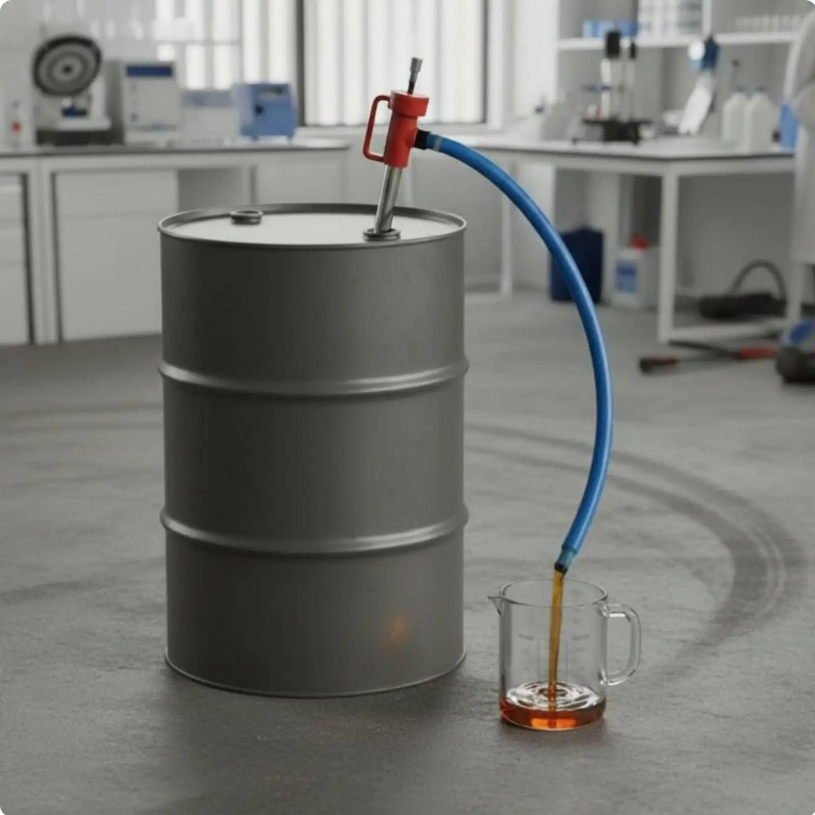 Bomba extractora de aceite reversible para taladro - imagen 3