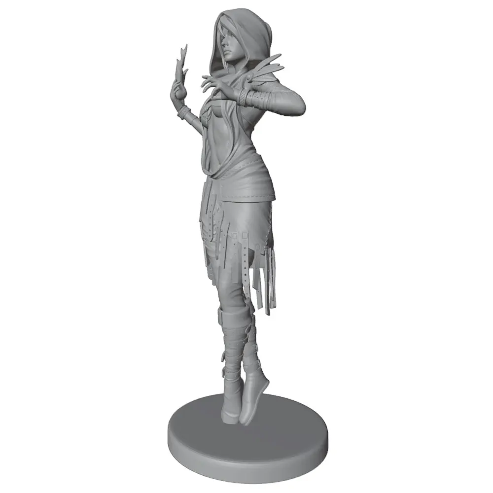Figura resina DIY 1/24 para coleccionistas – sin montar ni pintar