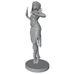 Figura resina DIY 1/24 para coleccionistas – sin montar ni pintar