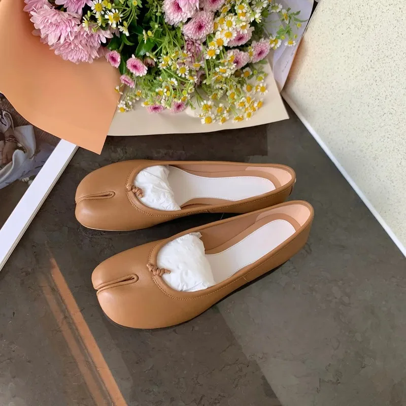 Mocasines de cuero para mujer – Zapatos planos elegantes sin cordones - imagen 4