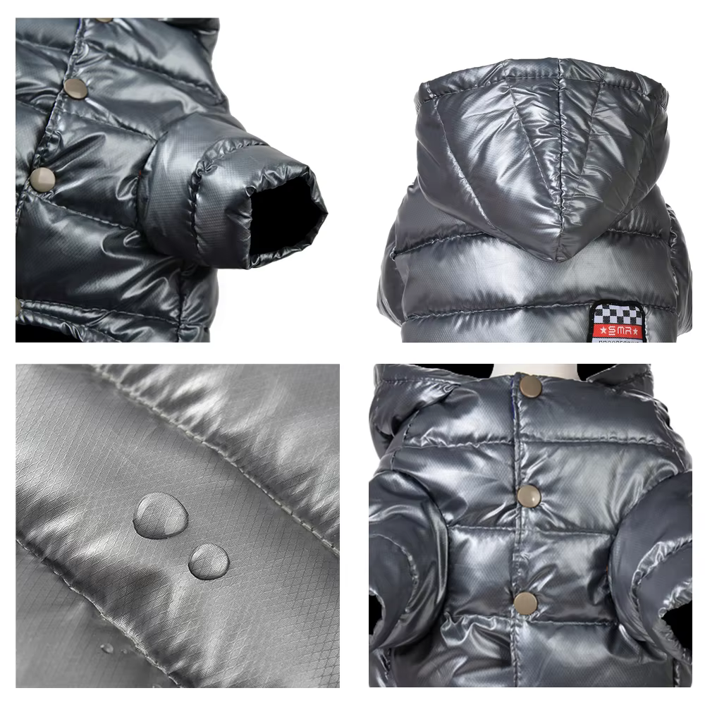Chaqueta impermeable para perros pequeños – Abrigo cálido cortaviento - imagen 3