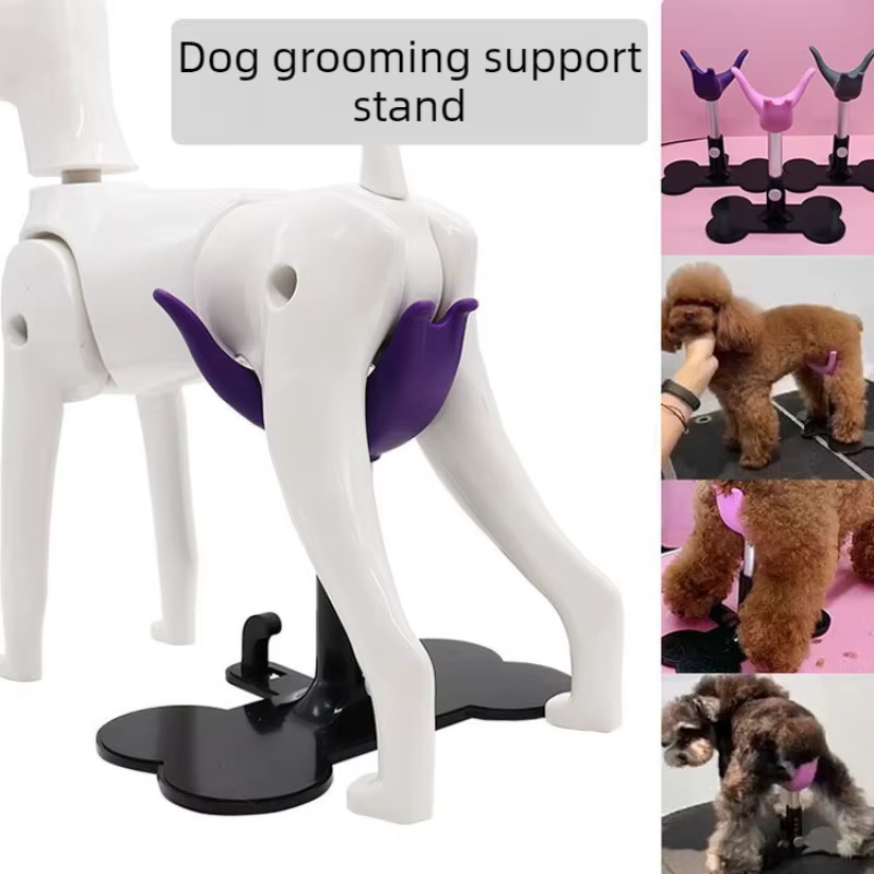 Soporte de peluquería ajustable para perros con arnés y barra - imagen 3