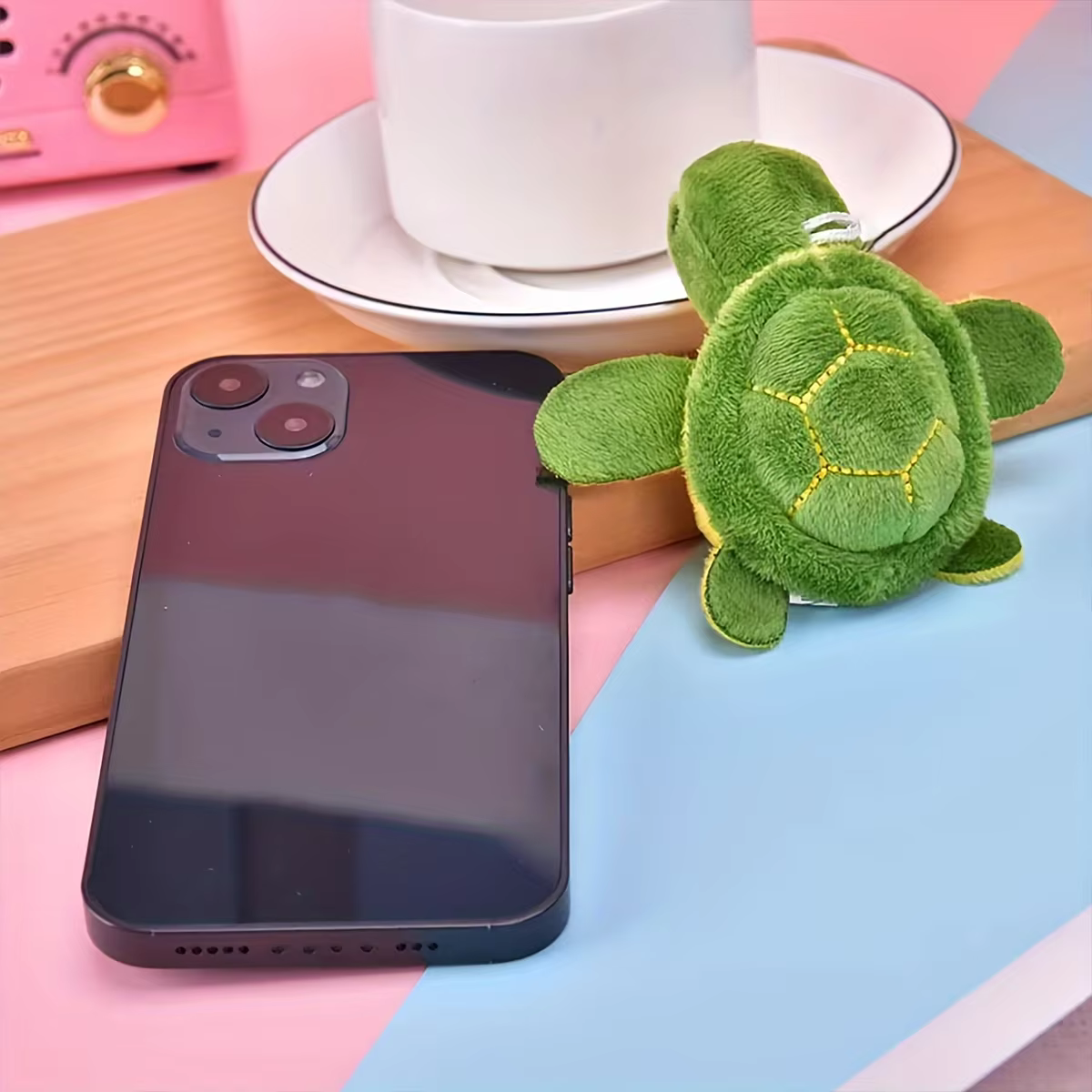Juguete de peluche con forma de tortuga marina para gatos y perros - imagen 2