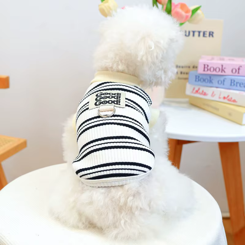 Jersey a rayas para perros y gatos, ideal para el otoño - imagen 4