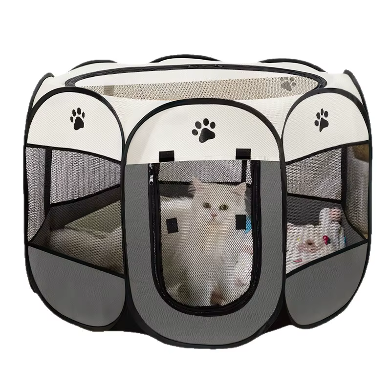 Corral Plegable de Malla para Perros y Gatos – Zona Juego y Descanso - imagen 3