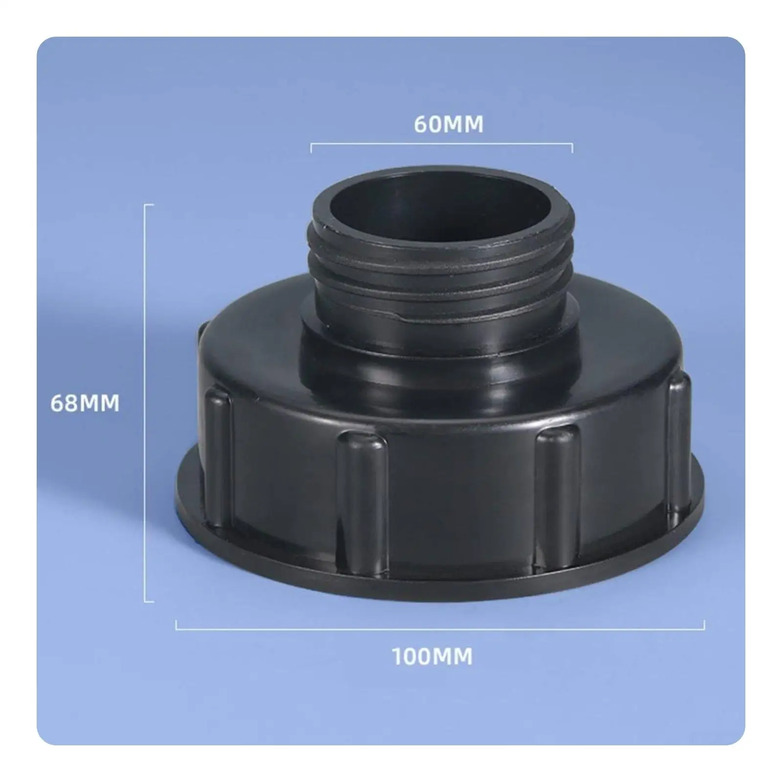 Adaptador válvula IBC 3" a 2" para bebederos gatos y perros - imagen 2