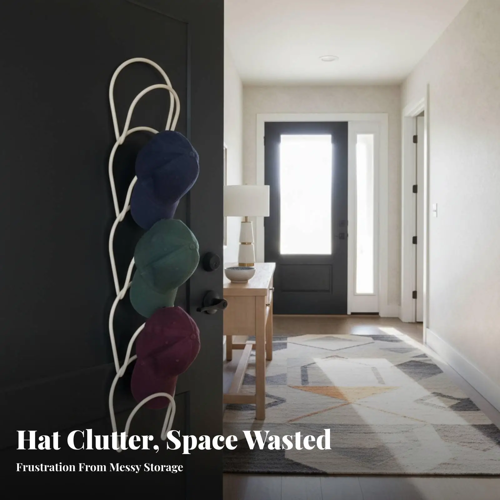 Colgador de puerta versátil para guardar accesorios y ahorrar espacio - imagen 4