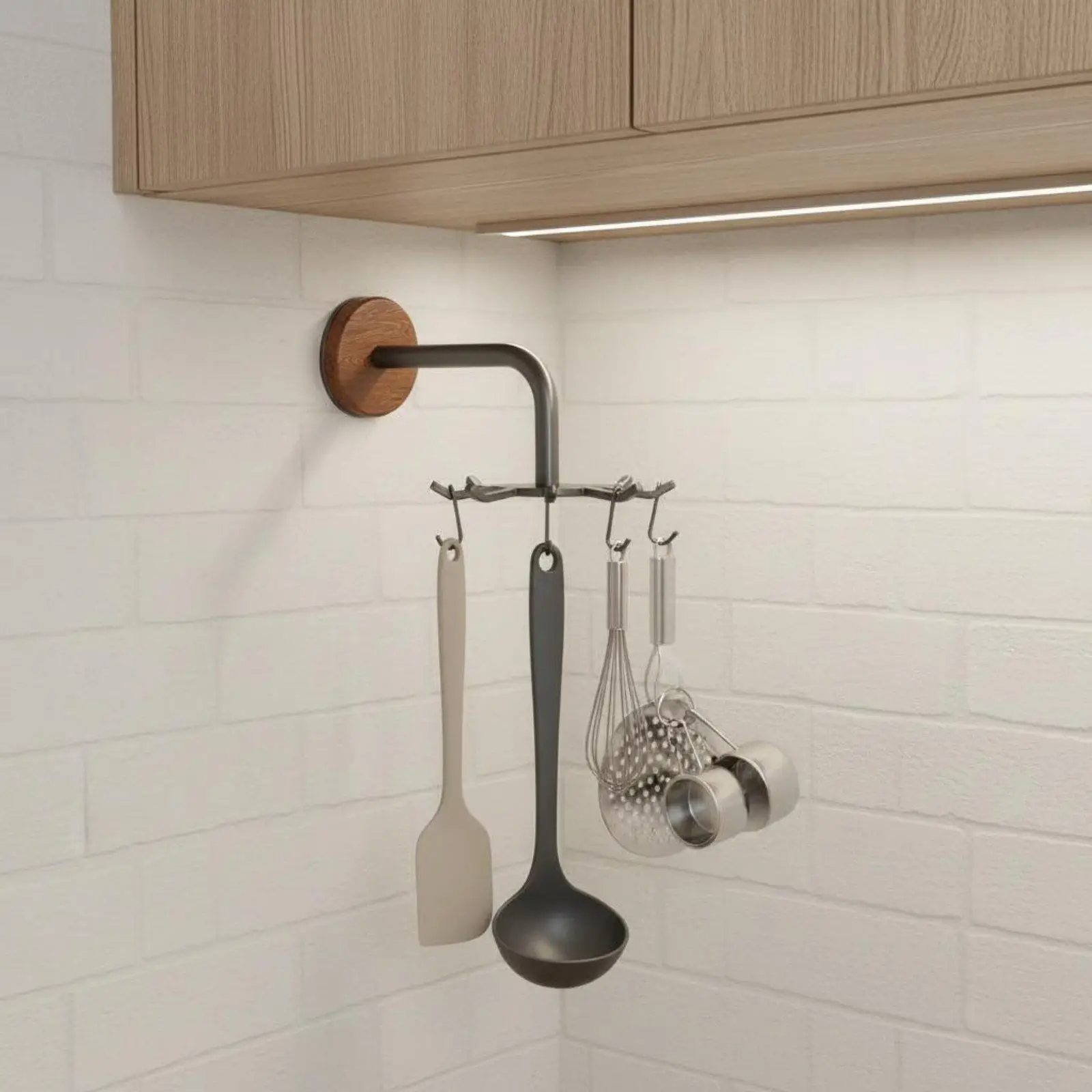 Organizador pared giratorio con ganchos para perro y gato - imagen 4