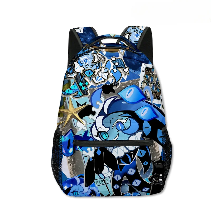 Mochila Cookie Run Shadow Milk Cookie, diseño 3D
