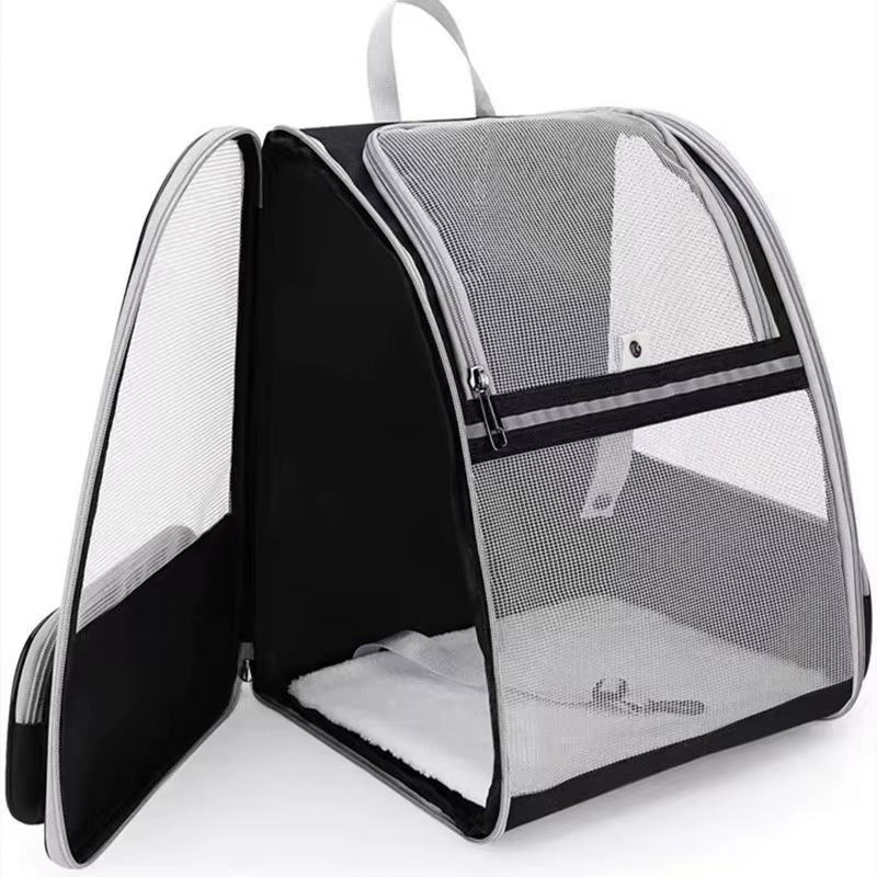 Mochila transportadora transpirable para gatos y perros pequeños - imagen 3