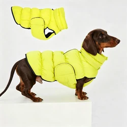 Chaqueta cortavientos para teckel | Abrigo térmico fácil de poner