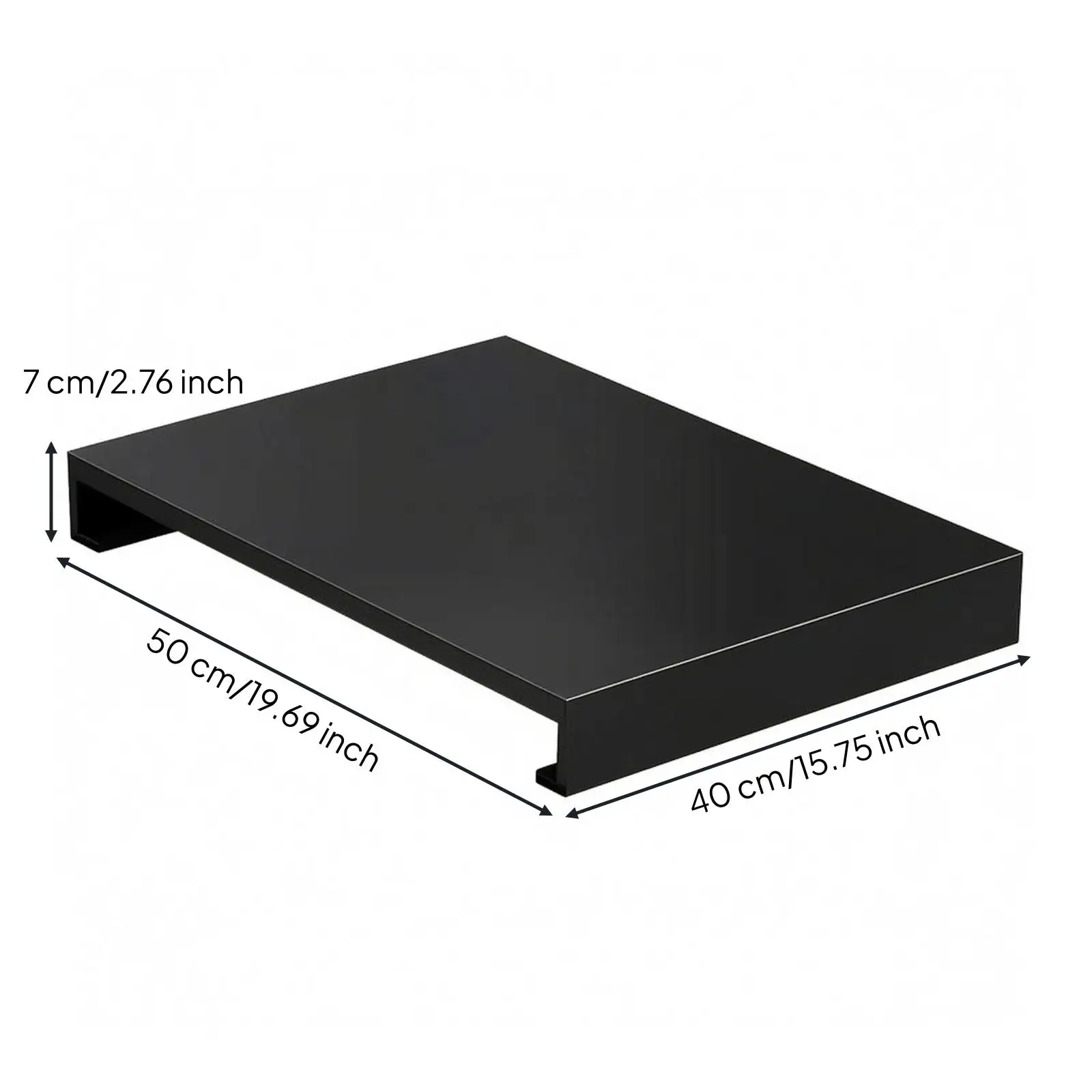 Protector para Estufa de Cocina Rectangular Negro - imagen 3