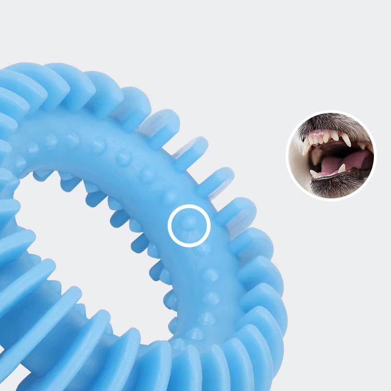 Juguete masticable para perros: collar suave para dentición - imagen 2