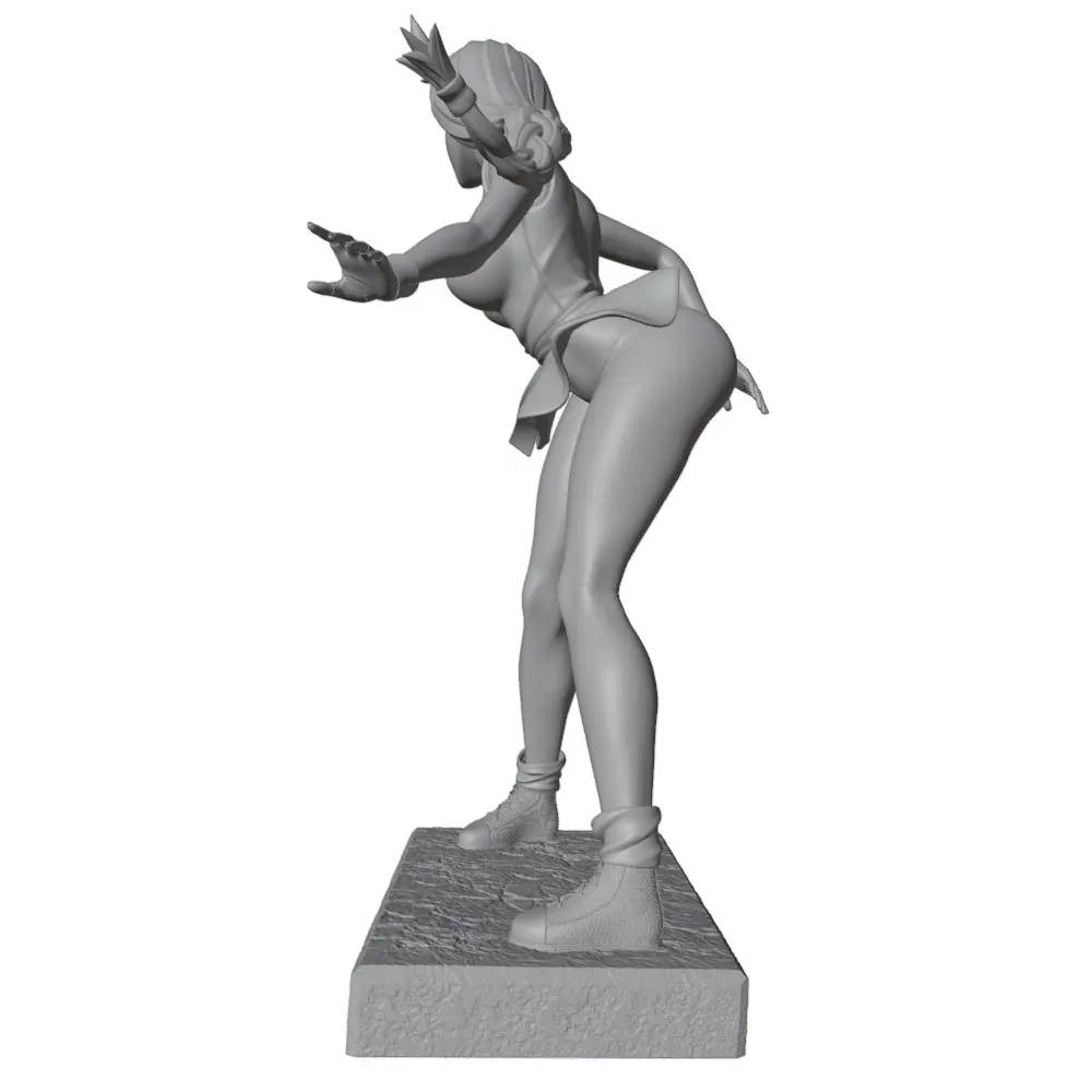 Figura de Resina 1/24 Escala Miniatura GK 75mm – Modelo DIY sin Pintar - imagen 4