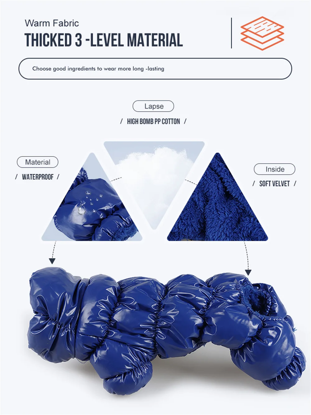 Overol impermeable desplegado sobre superficie clara