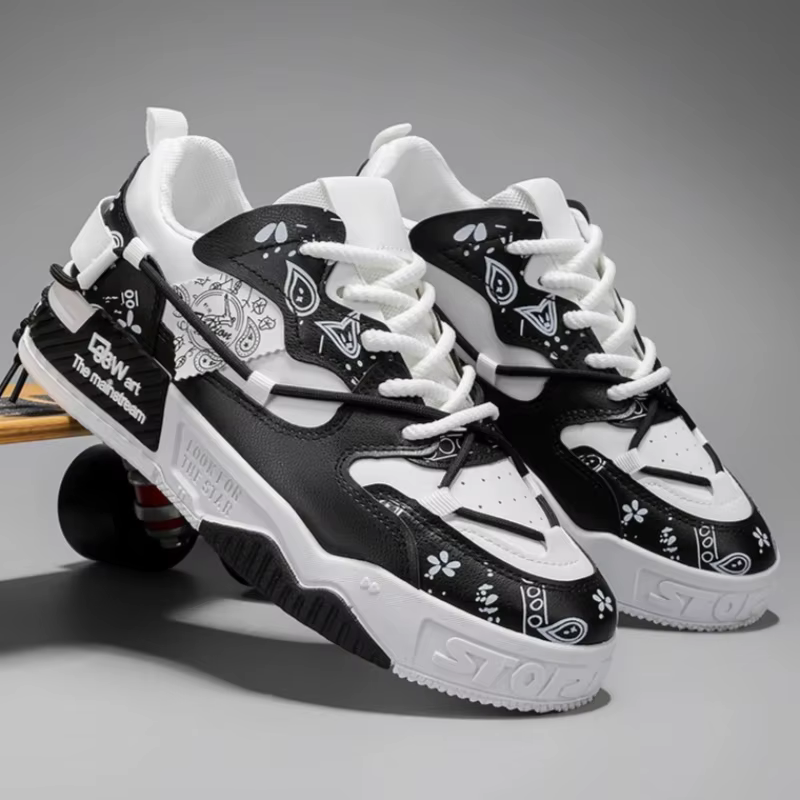 Zapatillas Deportivas Hombre con Cordones – Suela Suave para Fitness y Skate - imagen 2