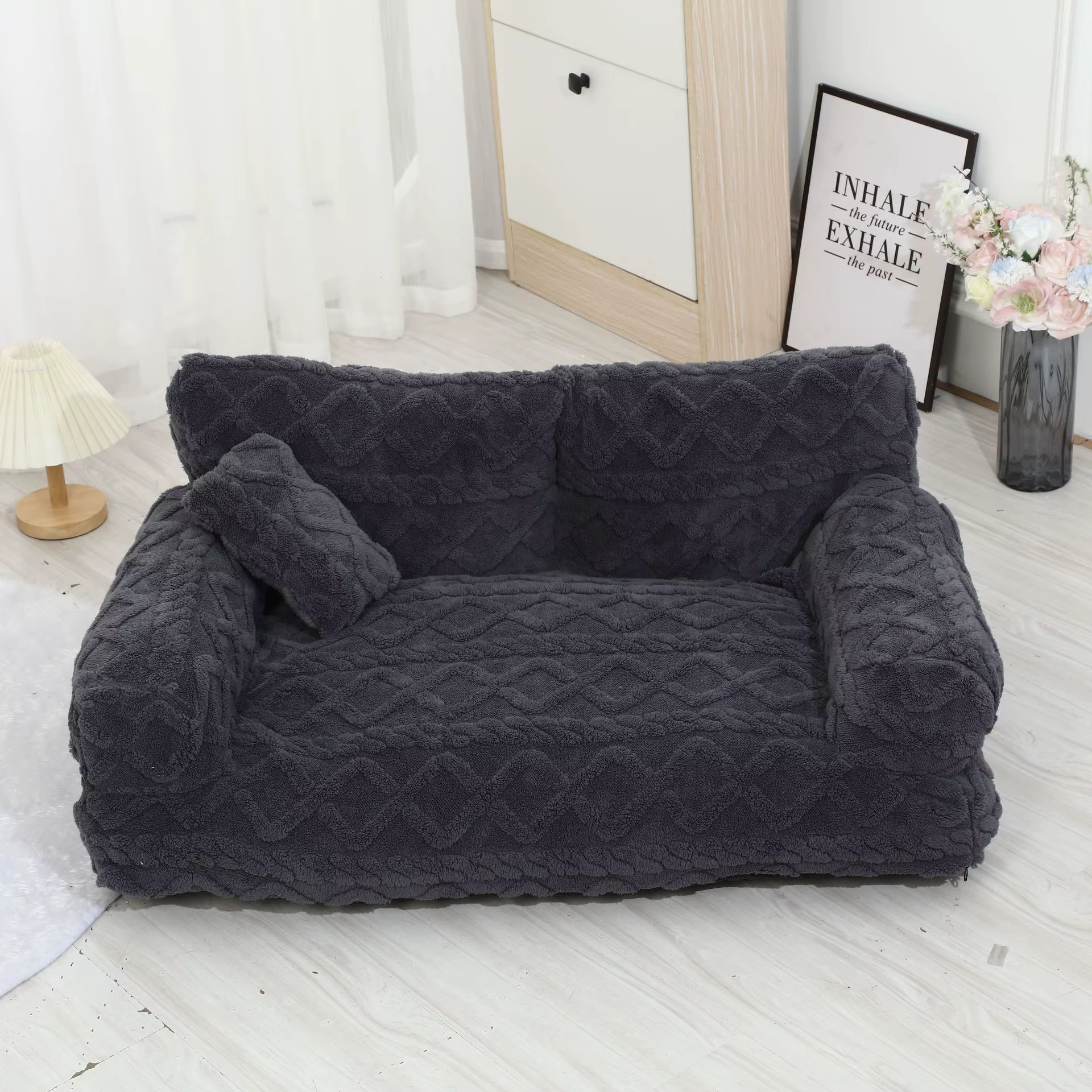 Cama sofá felpa cálido desmontable para perros pequeños - imagen 4