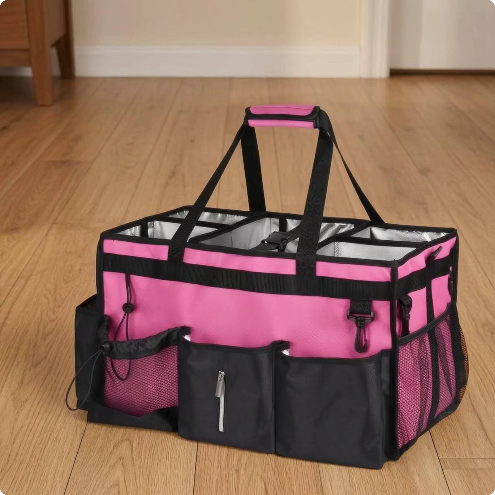 Bolso de transporte portátil para gatos y perros con correa hombro - imagen 4