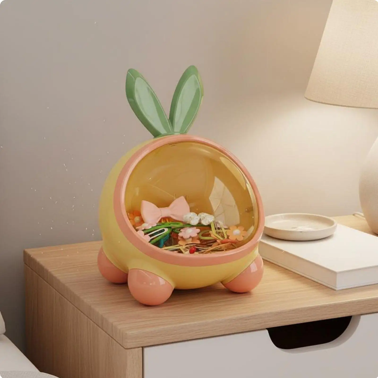 Organizador con Forma de Conejo para Niñas – Cajón de Escritorio y Tocador - imagen 4
