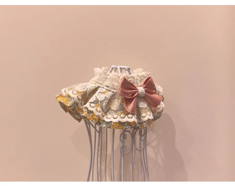 Diseño floral con volantes
