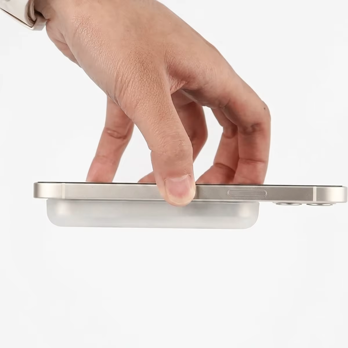 Funda iPhone magnética con banco de energía, TPU anti-caídas - imagen 2