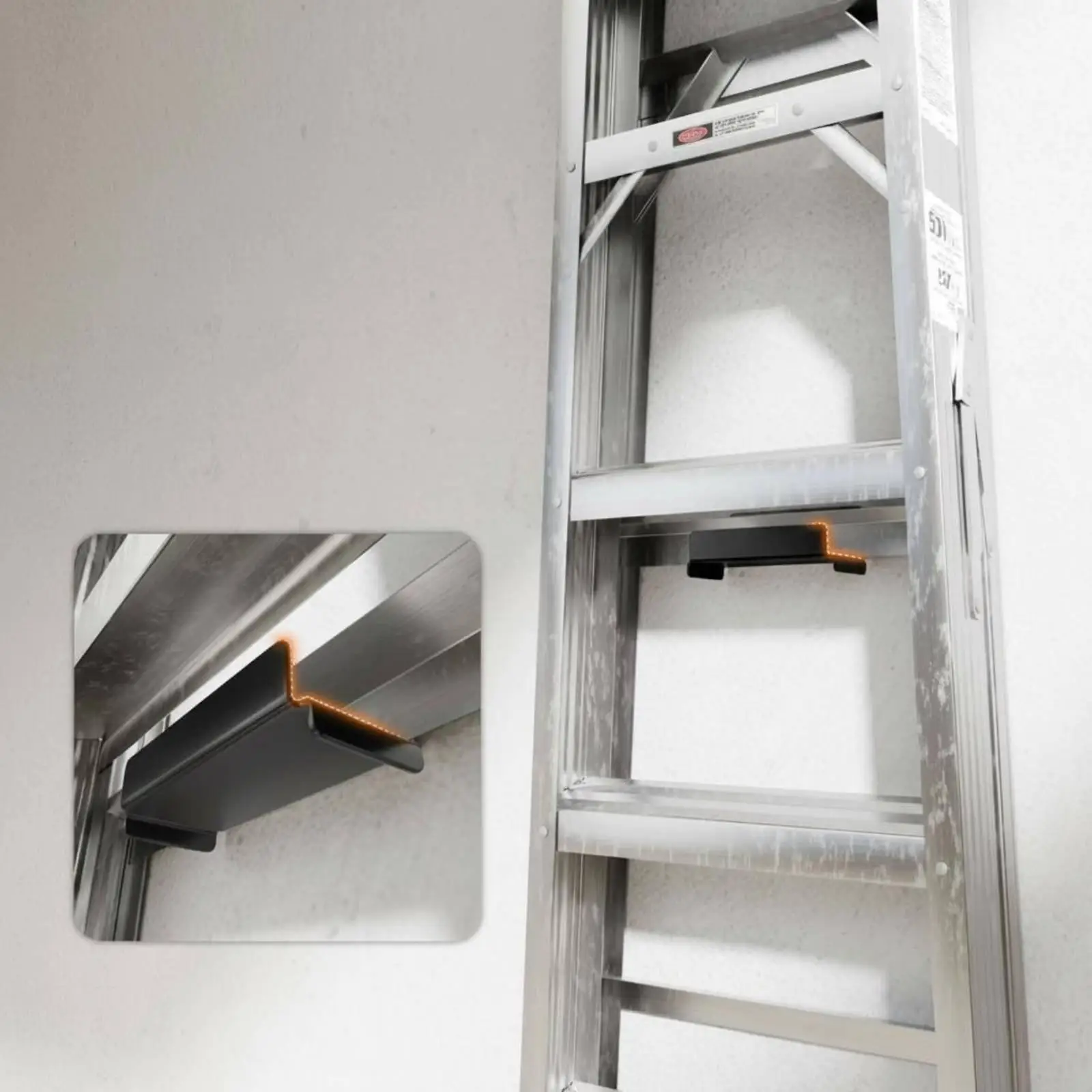 Gancho organizador de pared para garaje, herramientas y escaleras - imagen 4