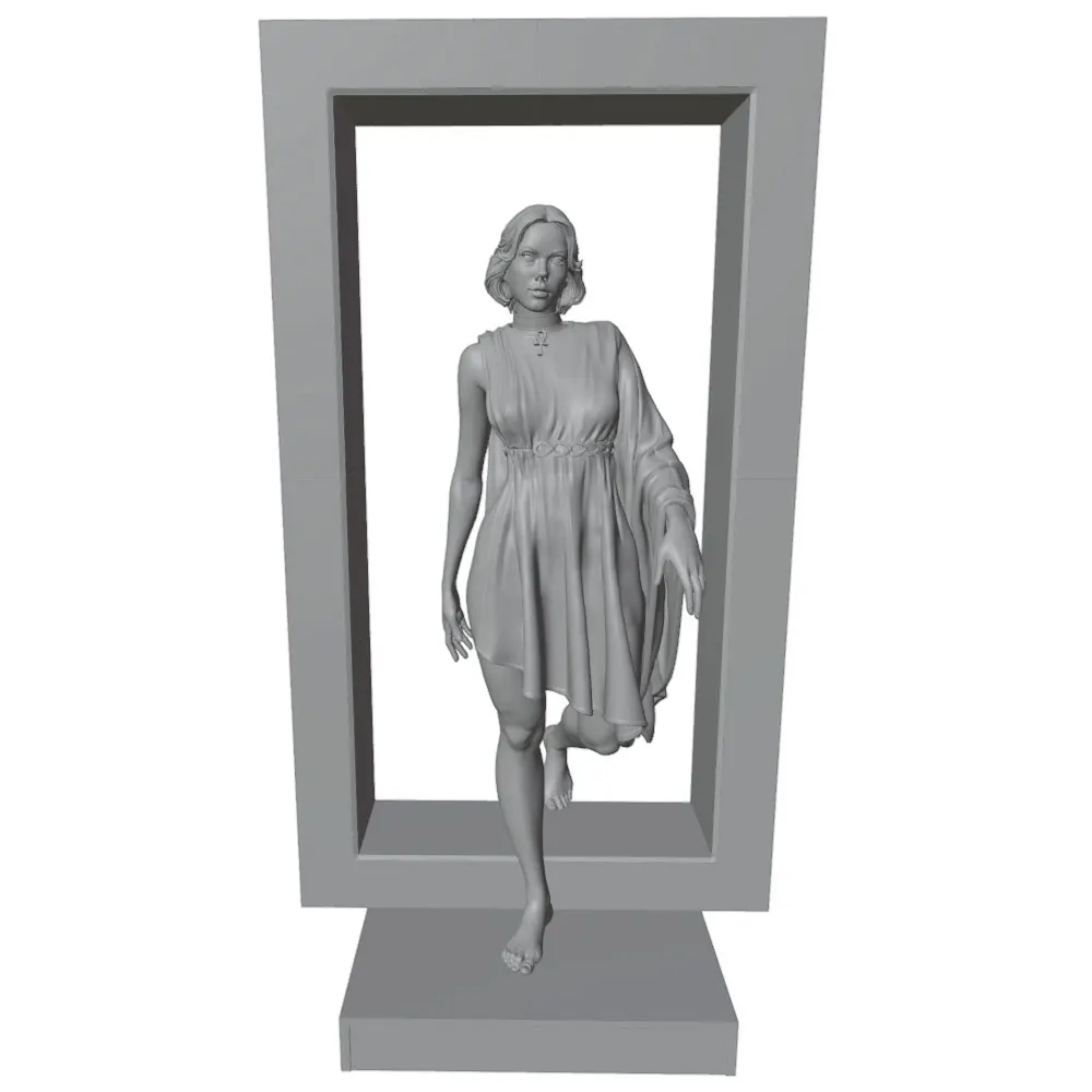 Kit de modelo en resin gris para pintar y terminar