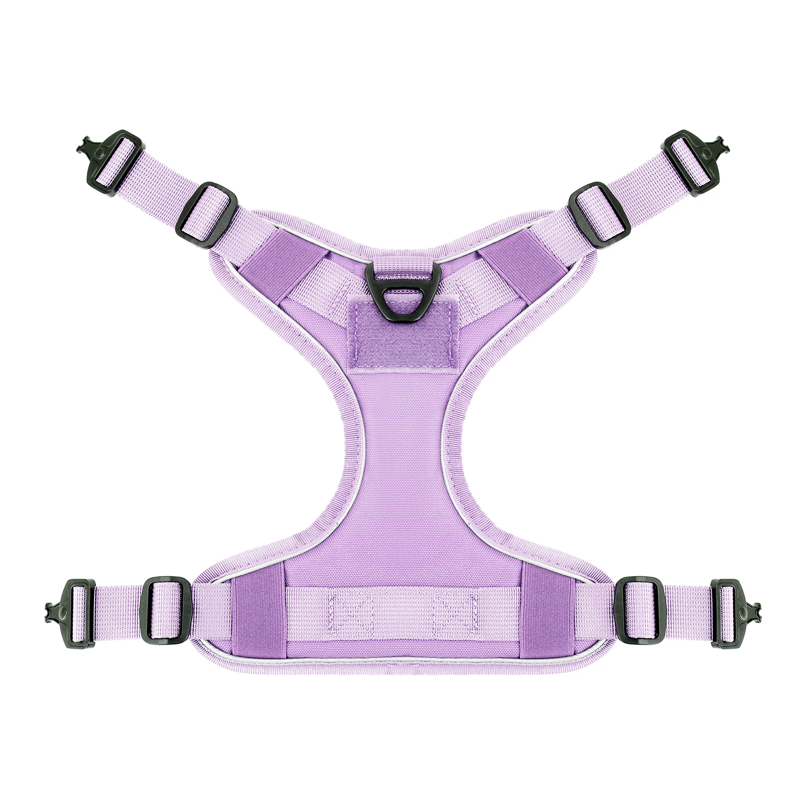 Zona de velcro amplia para parches personalizados