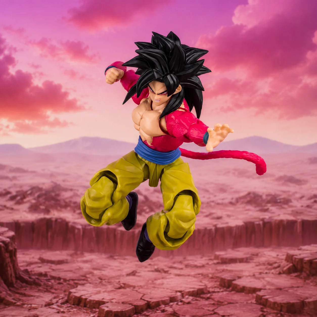 Figura articulada Goku Super Saiyan 4 de Dragon Ball GT - imagen 2