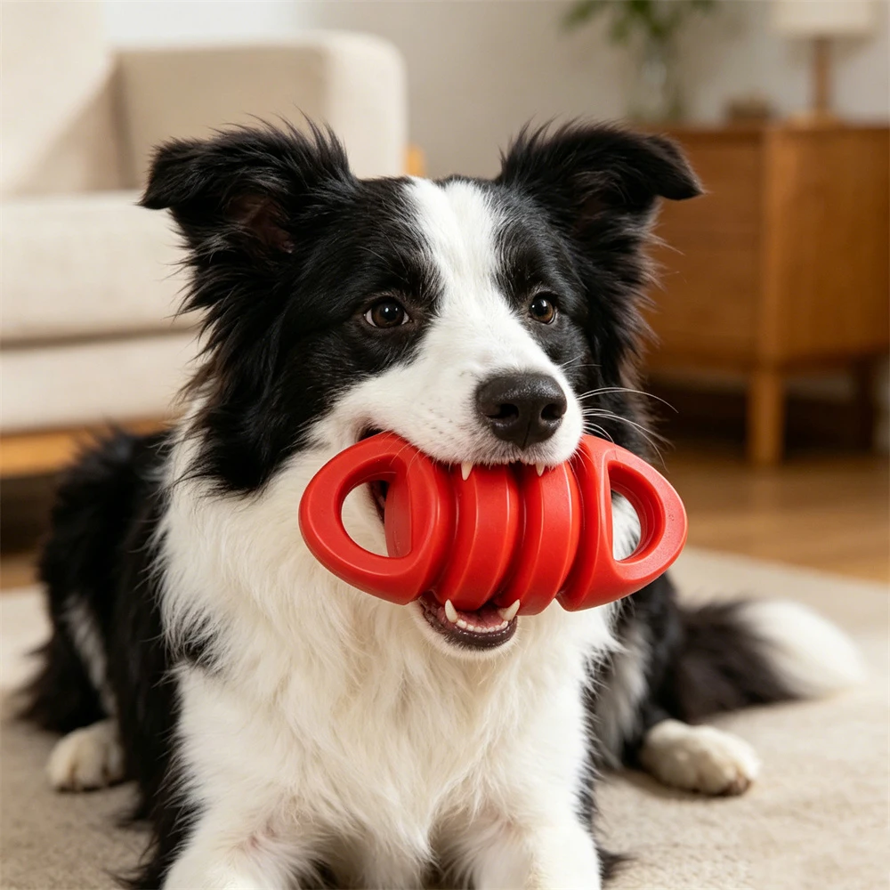 Juguete de goma seguro para perros grandes y medianos, Husky - imagen 5