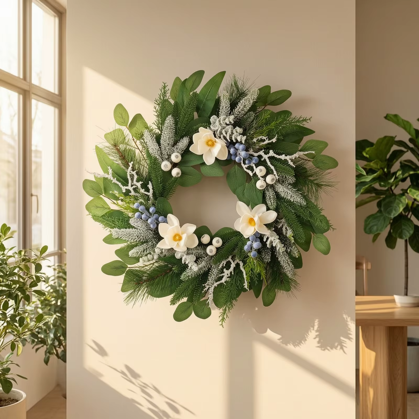 Corona decorativa con búhos y frutas escarchadas para gatos y perros - imagen 5