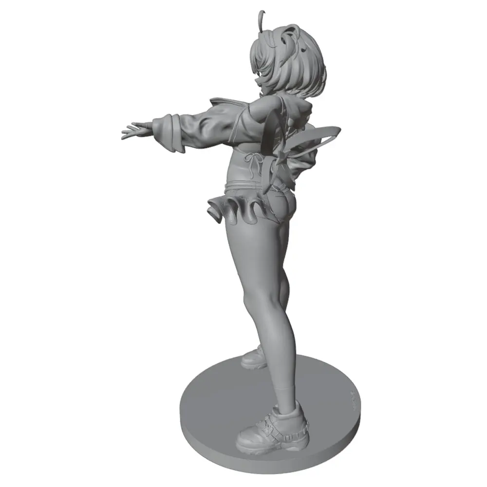 Kit modelo resina 1/24 chica 75 mm – Miniatura GK sin pintar ni montar - imagen 3