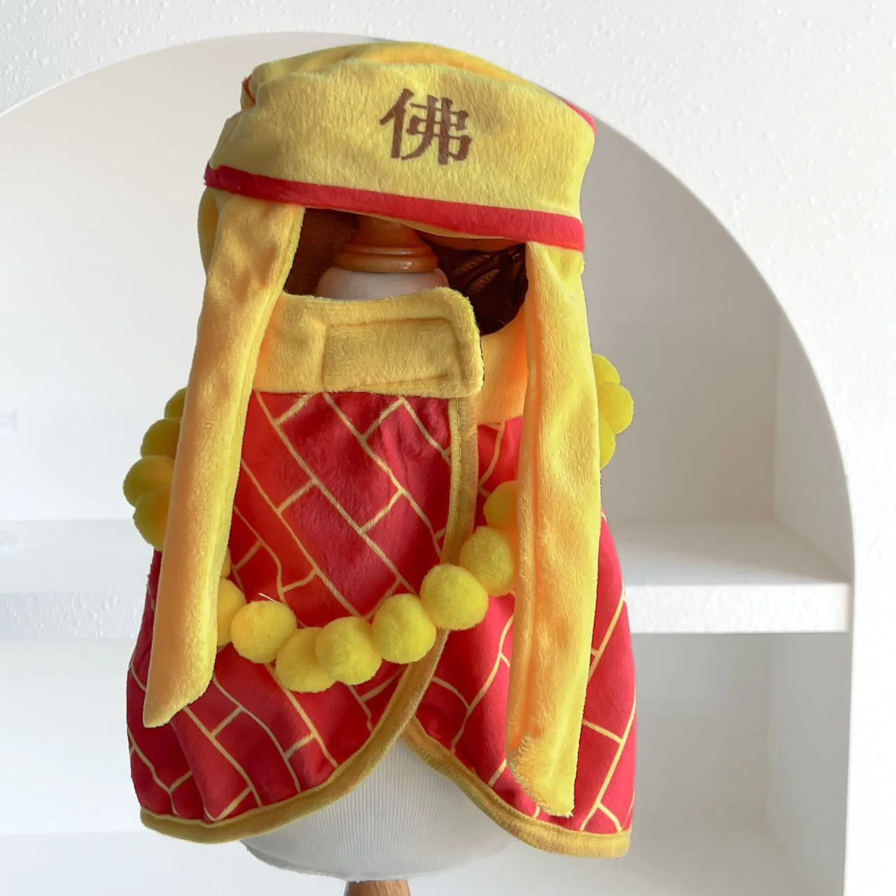 Disfraz navideño con capa y gorro para perros pequeños - imagen 2