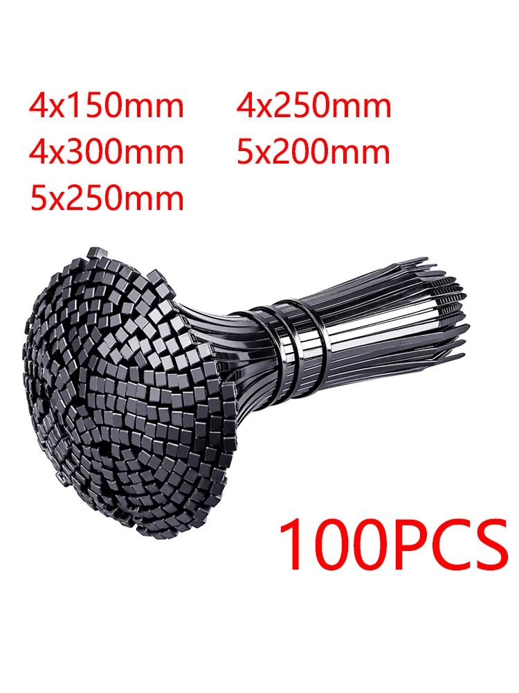 Bridas de nailon 4x150mm en pack
