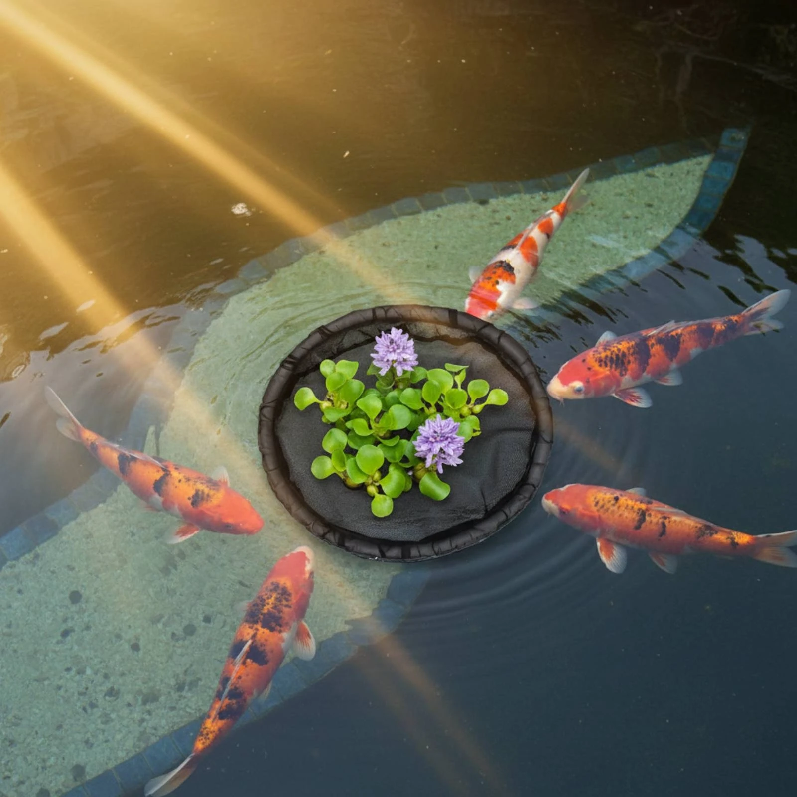 Red de protección flotante para plantas con borde acolchado - imagen 5