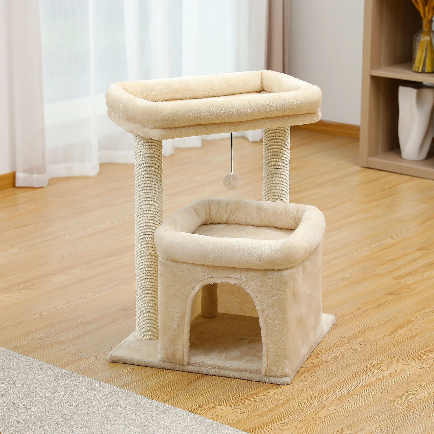 Percha doble con gatitos