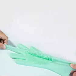 Guante quita pelo de silicona para perros y gatos: masaje y baño