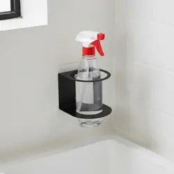 Soporte pared botella pulverizadora para gatos y perros, ahorra espacio