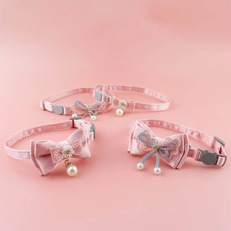 Hebilla del collar de encaje para mascotas pequeñas