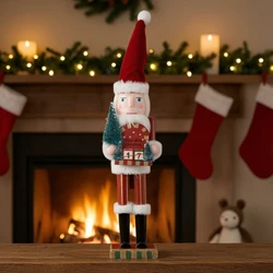 Calendario de Adviento Cascanueces de Madera, Decorativo de Mesa