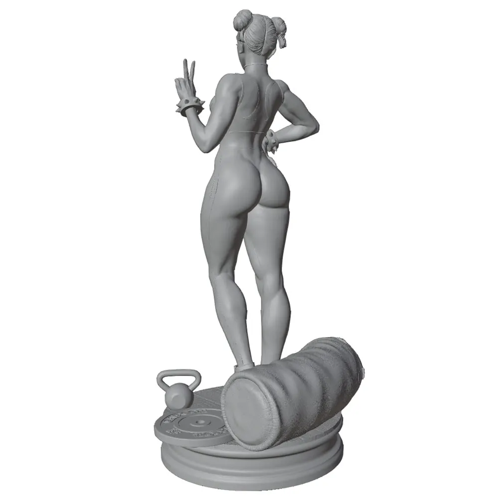 Piezas sueltas del kit de figura de resina