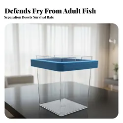 Recinto de cría flotante para guppys, buena circulación y fácil limpieza