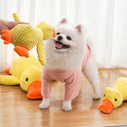 Juguete de peluche con sonido para perros Booteely, pato relajante