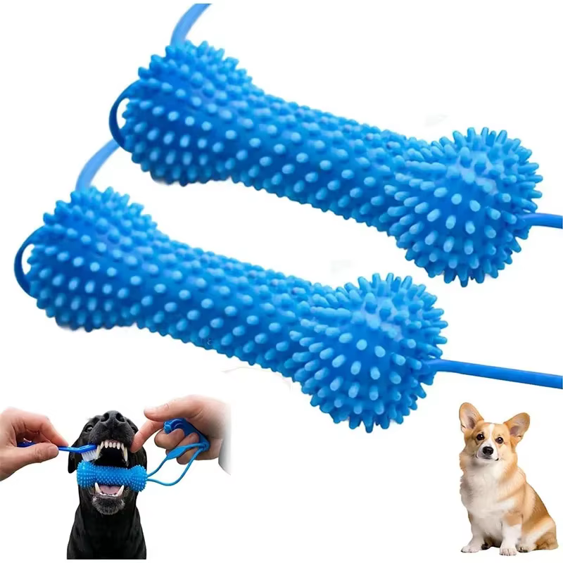 Juguete dental de doble acción para perros, masticable - imagen 5