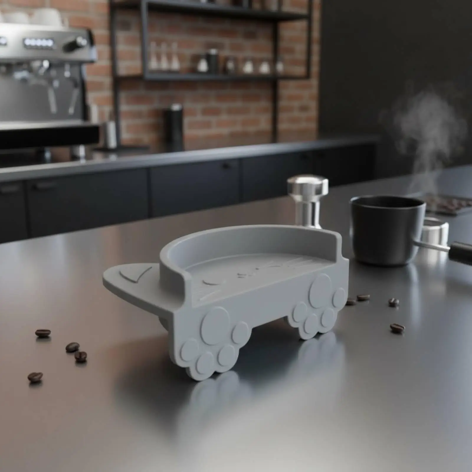 Juego de Alfombrillas de Silicona para Café y Espresso – Antideslizante Forma de L - imagen 4