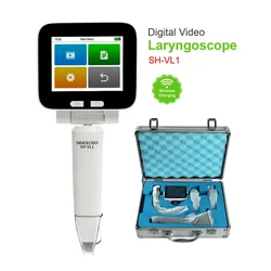 Videolaringoscopio digital tipo Miller flexible para veterinaria