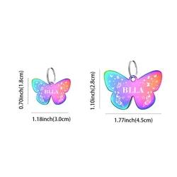 Etiquetas de identificación con nombre y teléfono para perros y gatos
