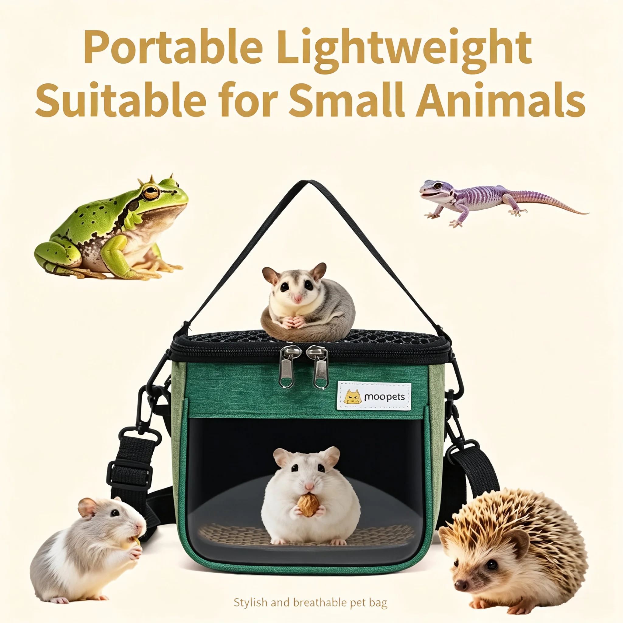 Mochila transpirable para gatitos y mascotas pequeñas con ventana - imagen 4